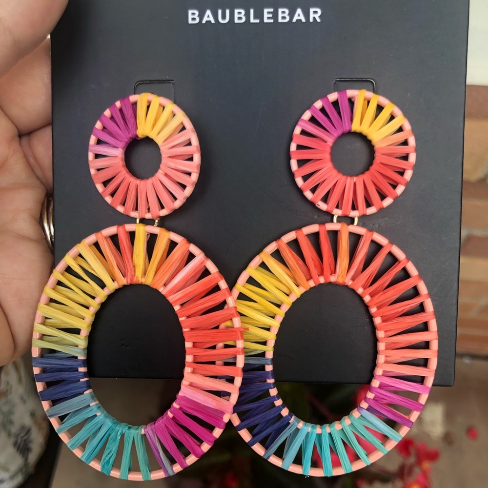 Kiera Raffia Statement Earrings